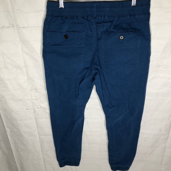 JackThreads JT Mens Size Medium Blue Jogger Ankle Pants Drawstring Waist - Picture 2 of 8